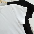 【PREORDER】Cropped Top with Round Neck and Straight Shoulders